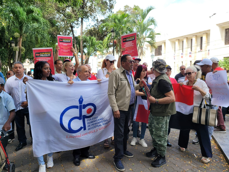 Protesta periodistas Santiago