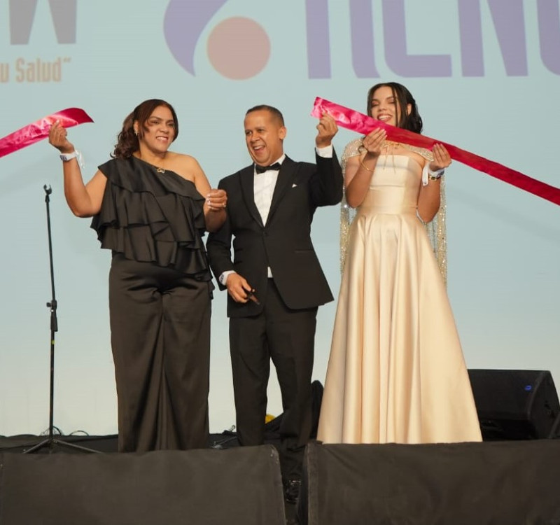 Patricia Turbí, Reinaldo Ferrer y Fernanda Rojas