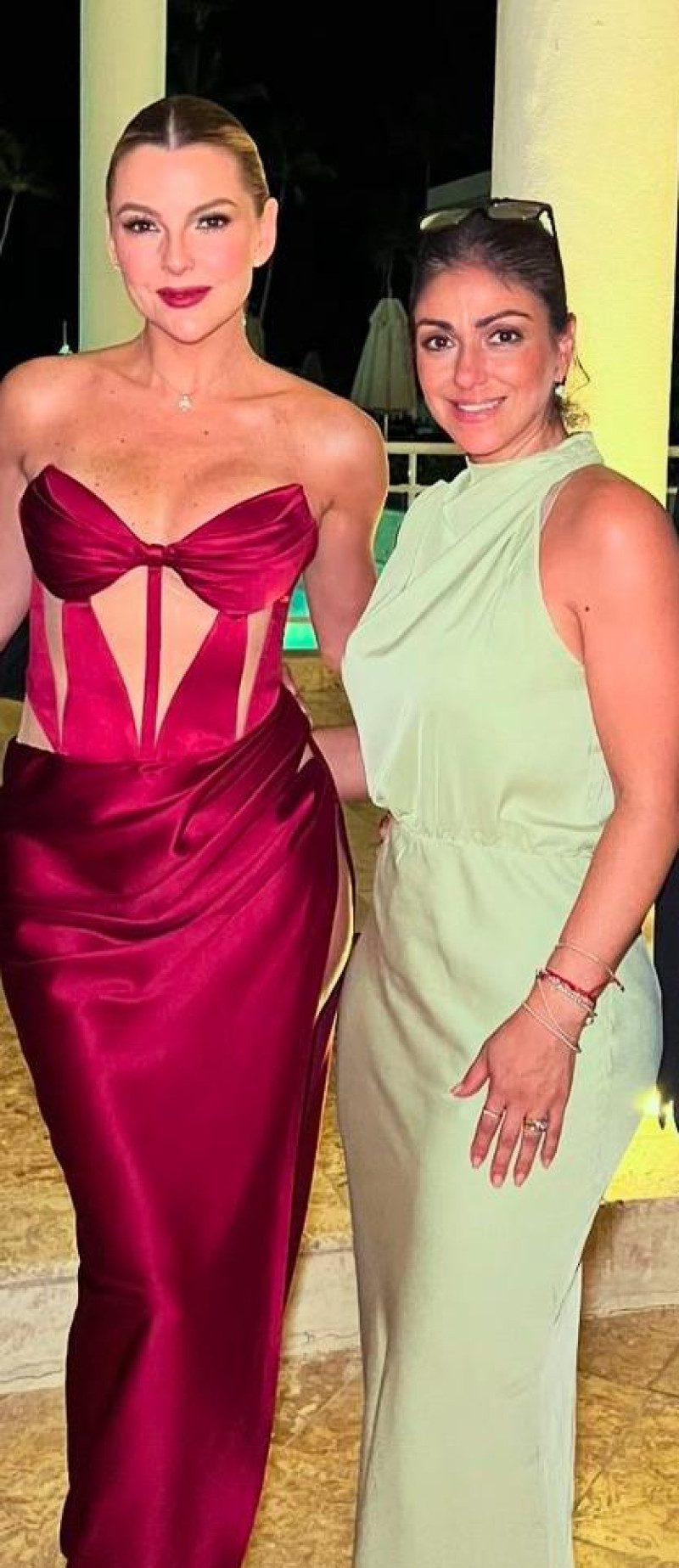 Marjorie Lissette de Sousa y Alejandra Palomera.