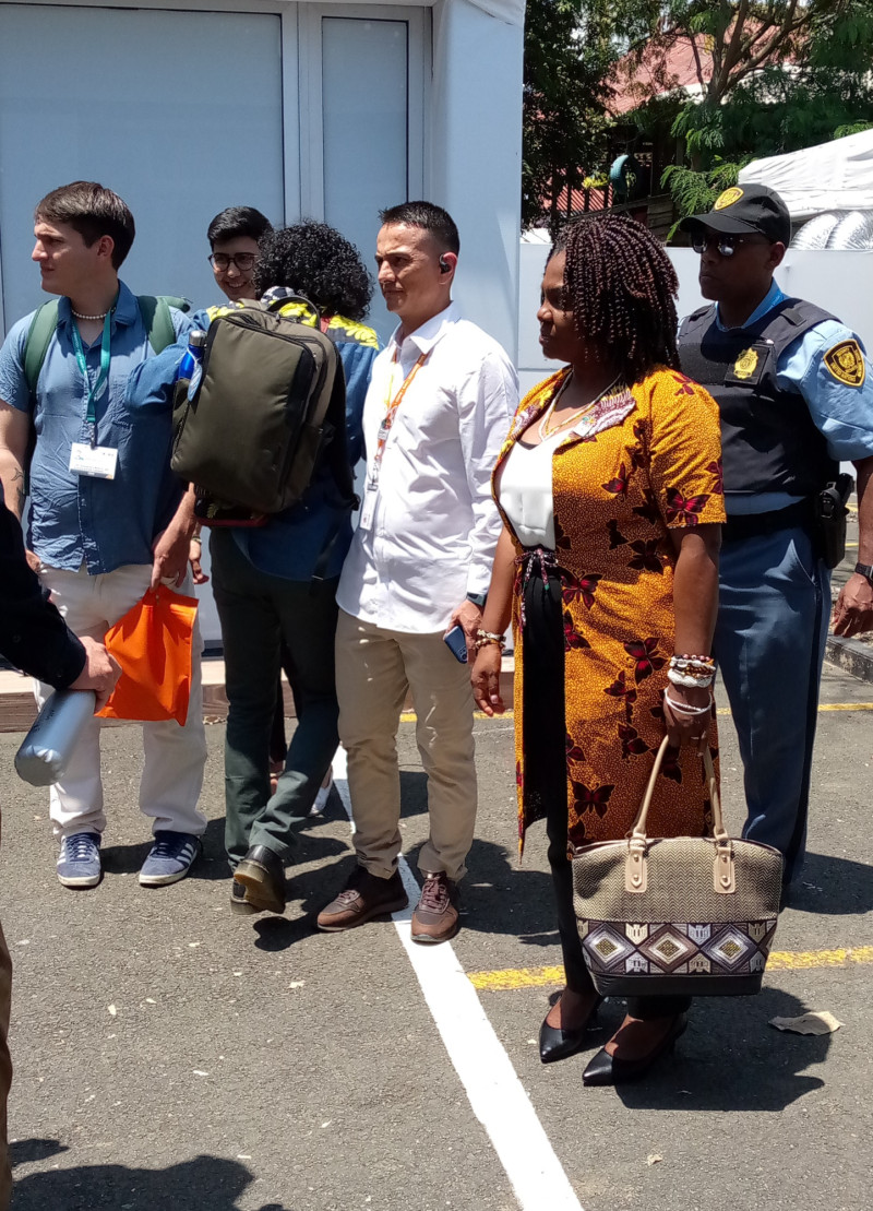 Francia Márquez, vicepresidenta de Colombia, participó en la inauguración del Pabellón de América Latina y el Caribe en la COP16.