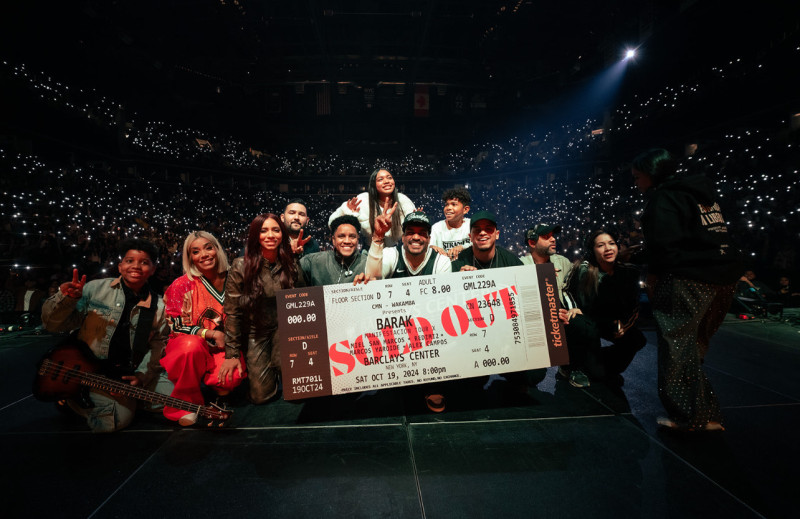 La más reciente presentación del “Tour X Manifestación” del grupo Barak fue en el emblemático Barclays Center de Brooklyn.