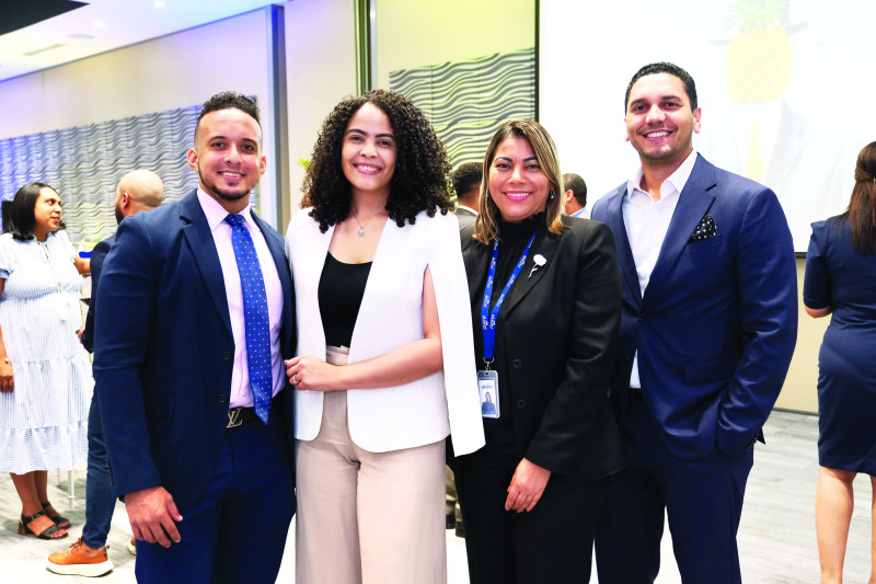 Joan Henríquez, Keyla Matos, Doris Castillo y Freybert Rosado