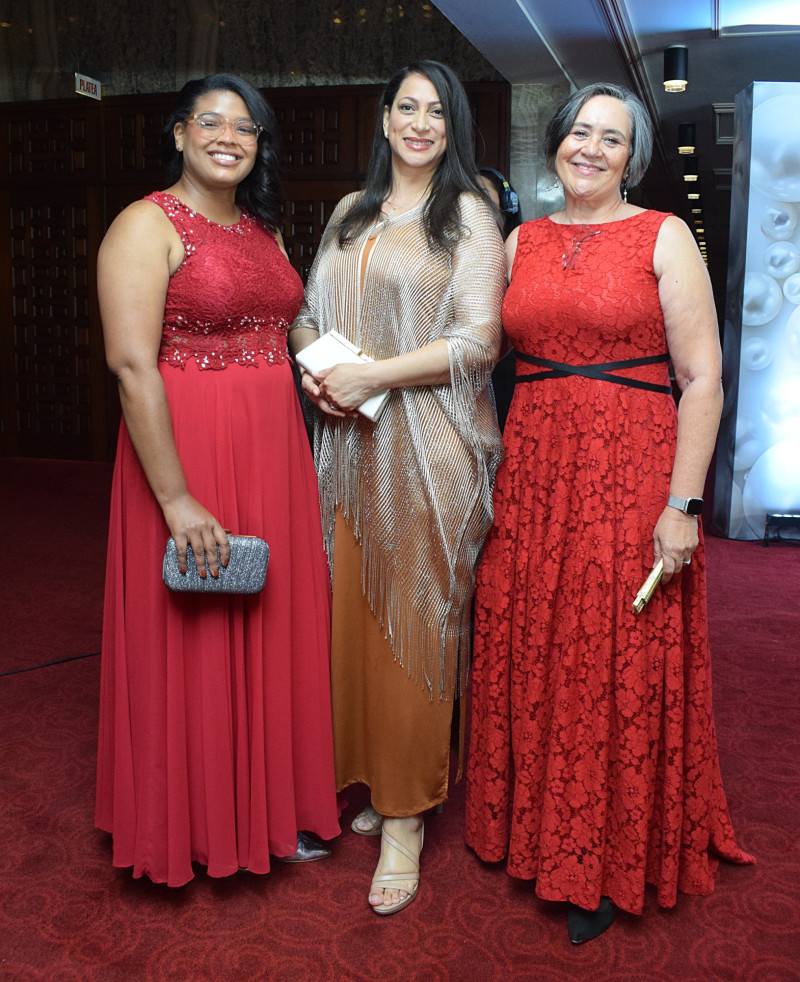 Katherine Arias, Ana Amador y Gricell Garrido