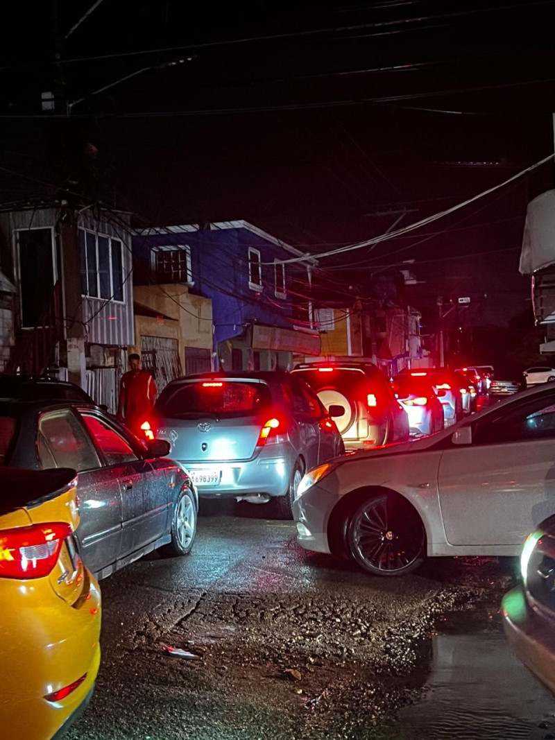 El transporte urbano colapsó en la ciudad.