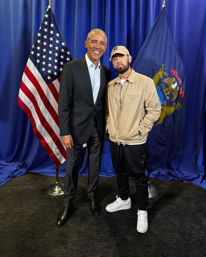 Eminem y Barack Obama