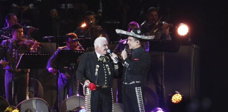 Alejandro Fernández y Vicente Fernández