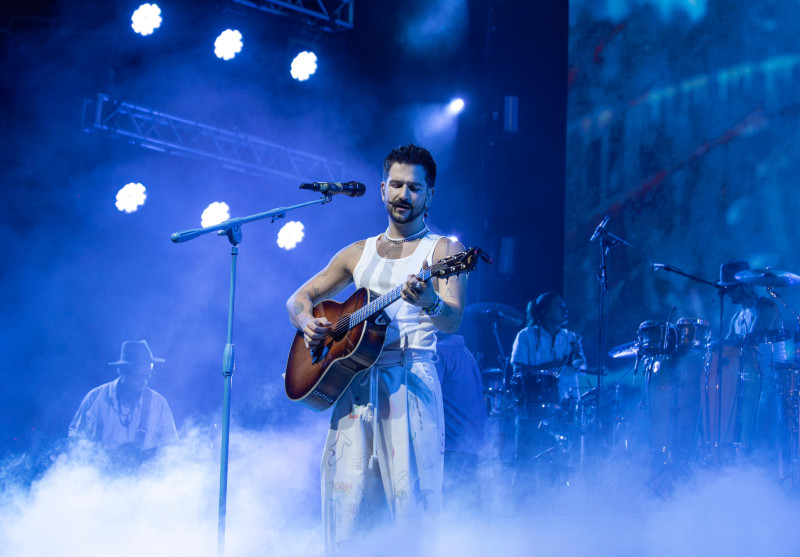 Camilo en su tour “Nuestro Lugar Feliz” en República Dominicana.