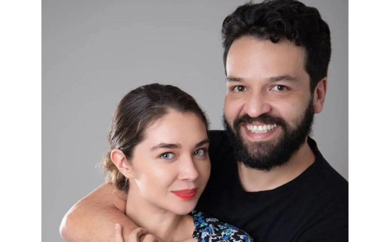 Daniela Luján y su esposo Mario Monroy