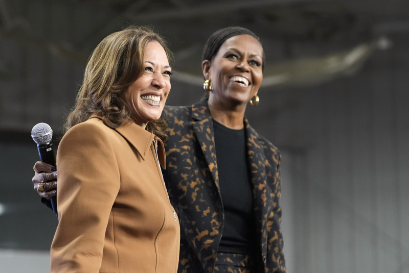 Michelle Obama y Kamala Harris