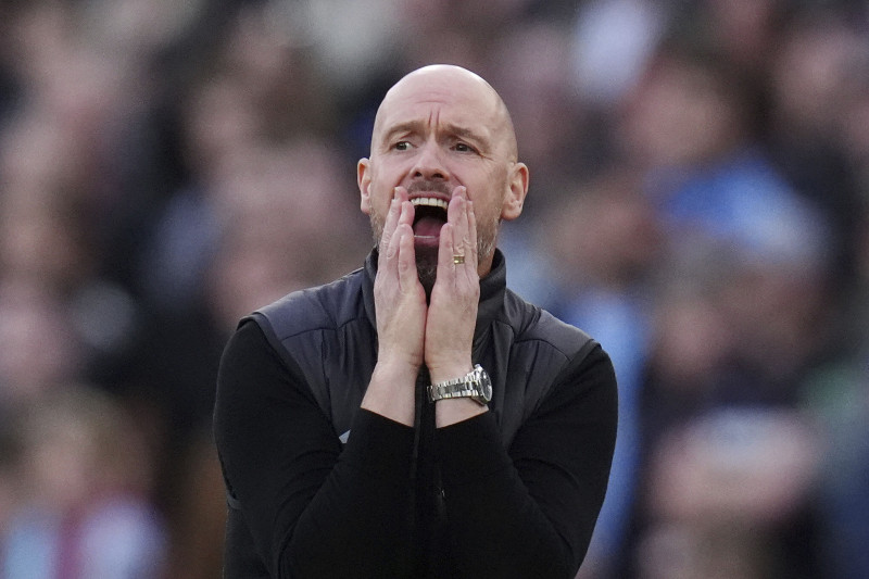 El entrenador del Manchester United, Erik ten Hag,