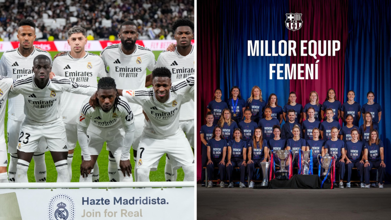 Real Madrid y el Barcelona