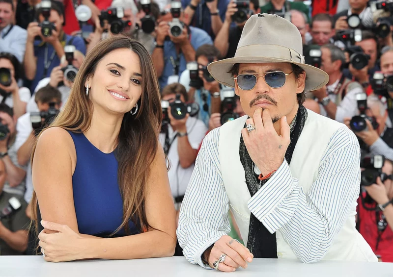 Penélope Cruz y Johnny Depp