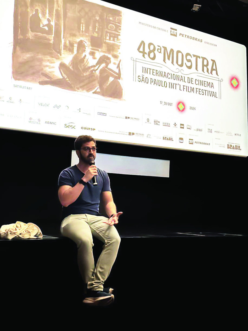 José María Cabral estrena su "Tiguere" en la mostra de cine en Sao Paulo, Brasil.