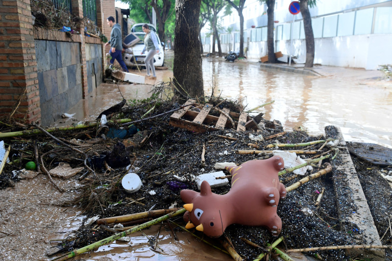 inundaciones en Picanya, cerca de Valencia