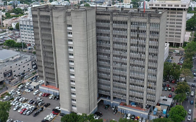 Fotografía muestra las instalaciones del Ministerio de Interior y Policía.