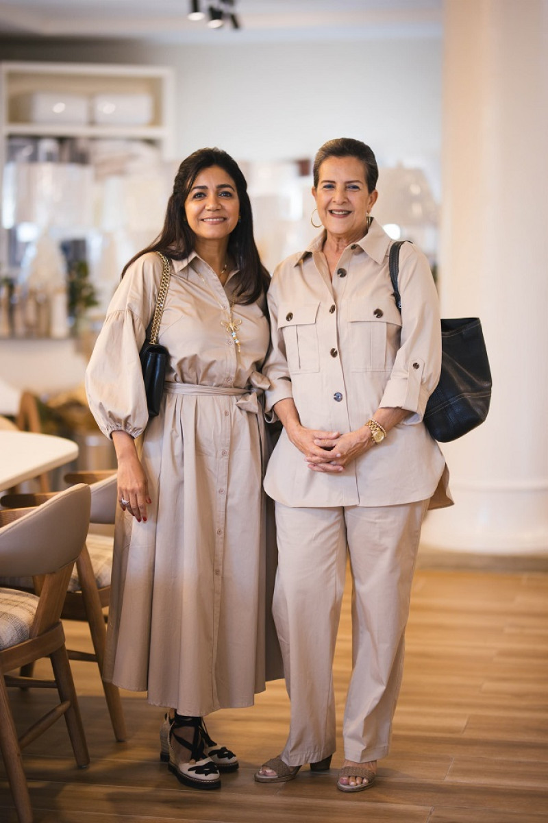 Anny Abreu de Taveras y Mariela Cabrera