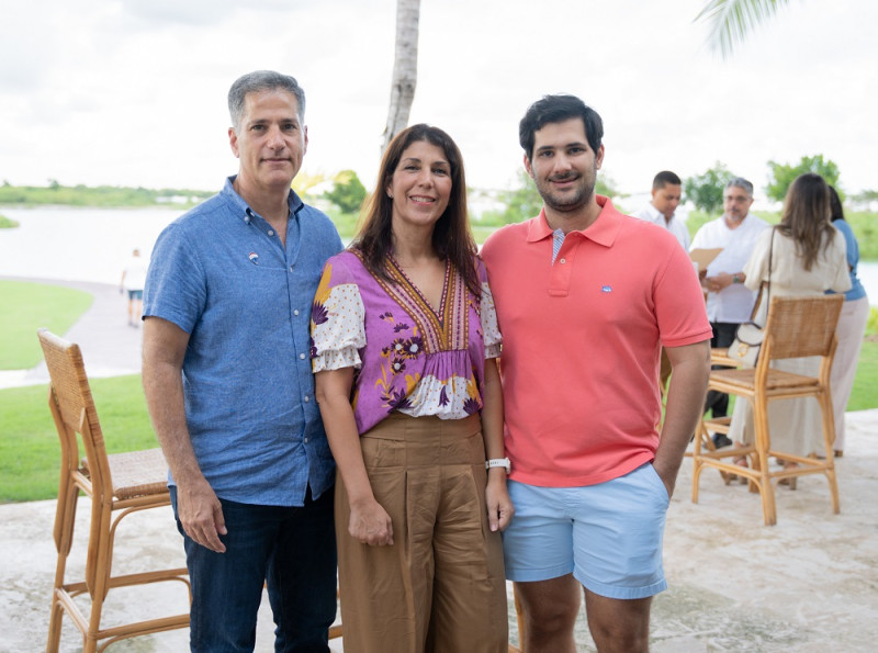 Jorge Musa, Elsa Contreras y Jorge Luis Musa