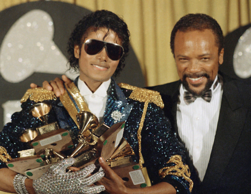 Michael Jackson y Quincy Jones