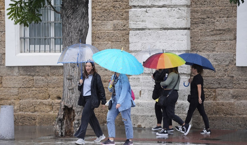 Desde el domingo se han registrado lluvias torrenciales en Cataluña, España.