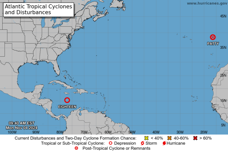 La depresión tropical 10 podría intensificarse este lunes