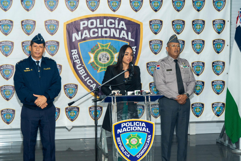 Faride Raful, ministra de Interior y Policía ofreció detalles de las investigaciones.