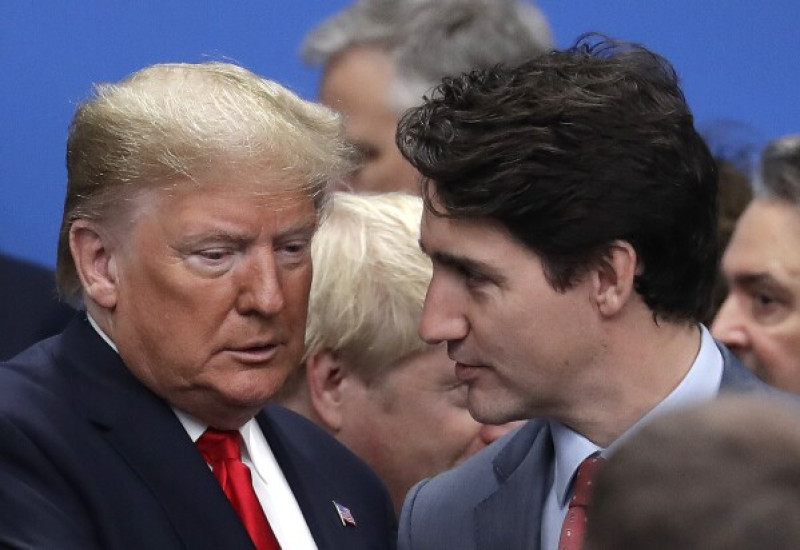 Justin Trudeau y Donald Trump