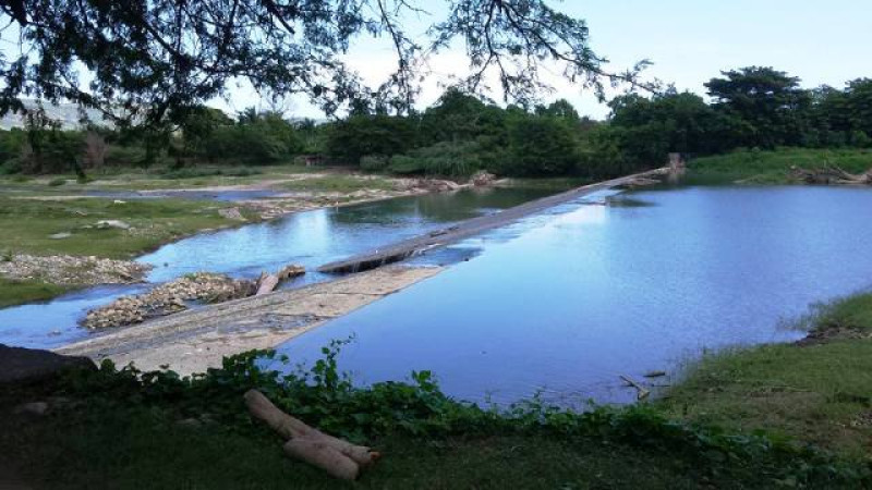 Caudal del río Bajabonico en Luperón, Puerto Plata. Imagen ilustrativa.