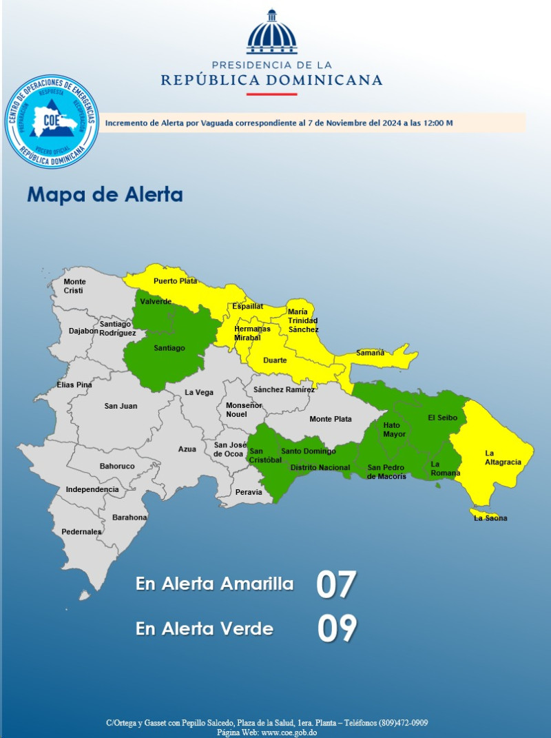 Las lluvias continúan por lo que se mantienen varias provincias en alerta