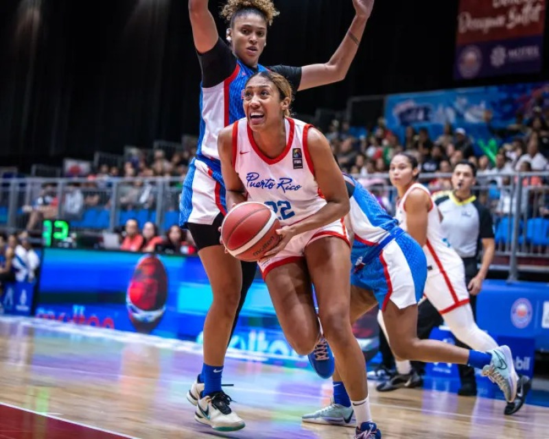 Arella Guirantes fue la más destacada por Puerto Rico con 40 puntos en el partido por la medalla de oro.