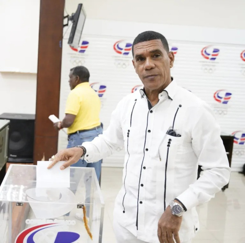 Alexis Peguero, presidente de la Federación Dominicana de Asociaciones de Atletismo.