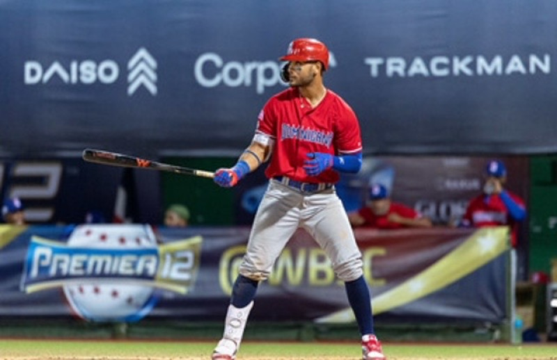 El jardinero central Ricardo Céspedes el responsable del único sencillo que pudo registrar la República Dominicana en el juego ante Australia.