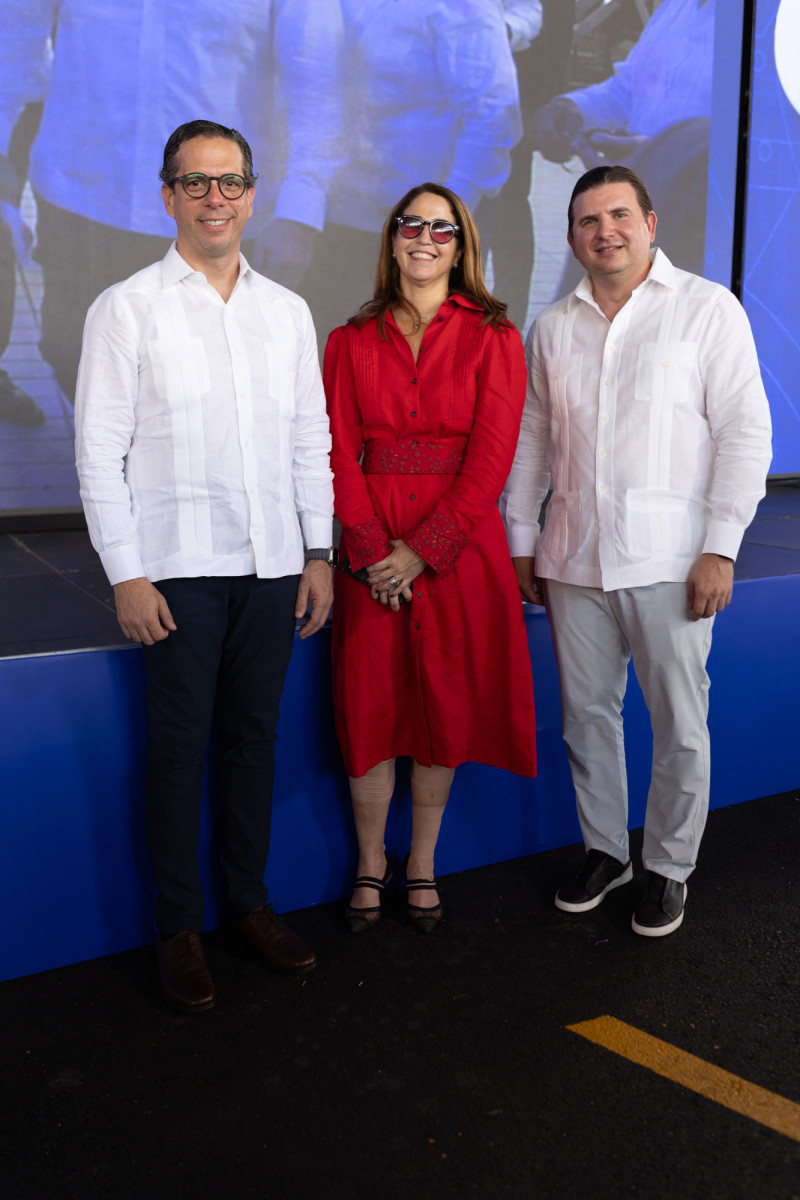 César Dargam, Angie Bergés y Andrés Marranzini.