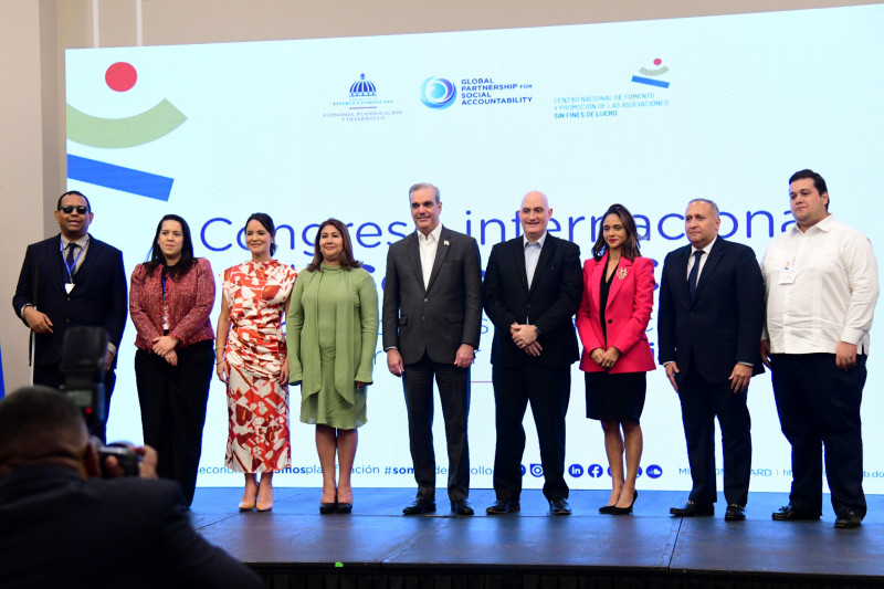 El presidente Luis Abinader encabezó la inauguración del Congreso Internacional de Sociedad Civil.