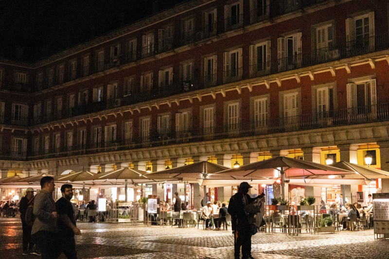 Viajes 20 de noviembre Plaza Mayor de noche