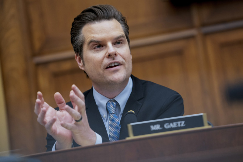 El representante republicano por Florida Matt Gaetz