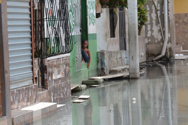 Lluvias en Mao, provincia Valverde