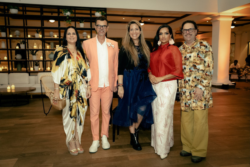 Deyanira Pappaterra, Sócrates McKinney, Sara Ranghi, Albania Rosario y José Forteza