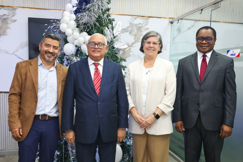 Francisco Luciano, Luis Rafael Delgado Sánchez, Martha Cubillo e Isidro de la Cruz