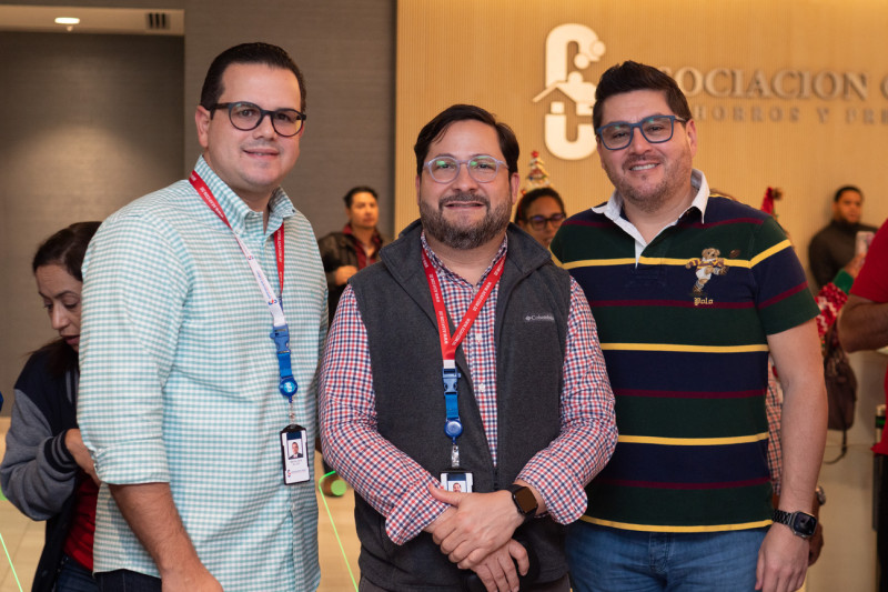 Marcos Ureña, Carlos Suárez y Jean Paul Saltos Amores.