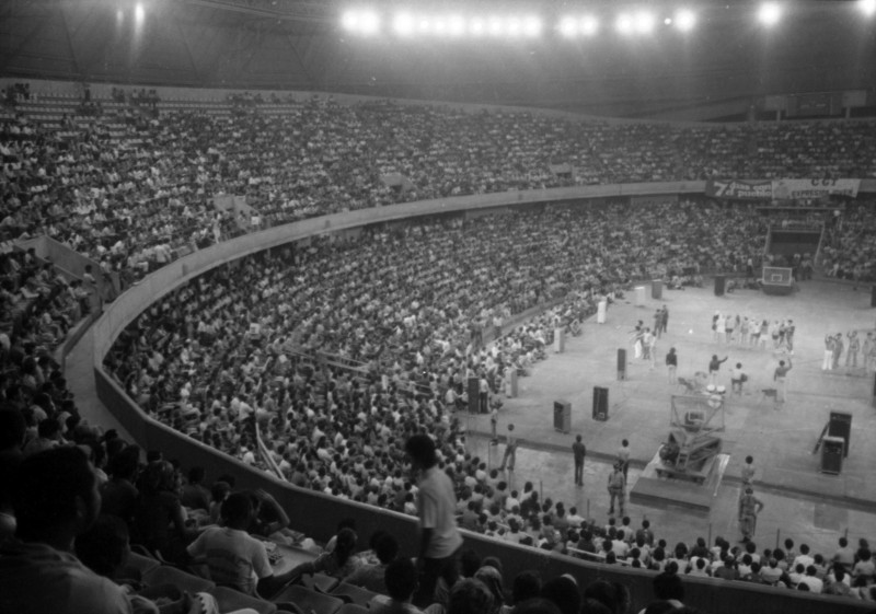 El Palacio de los Deportes fue uno de los escenarios utilizados por el evento "7 días con el pueblo"