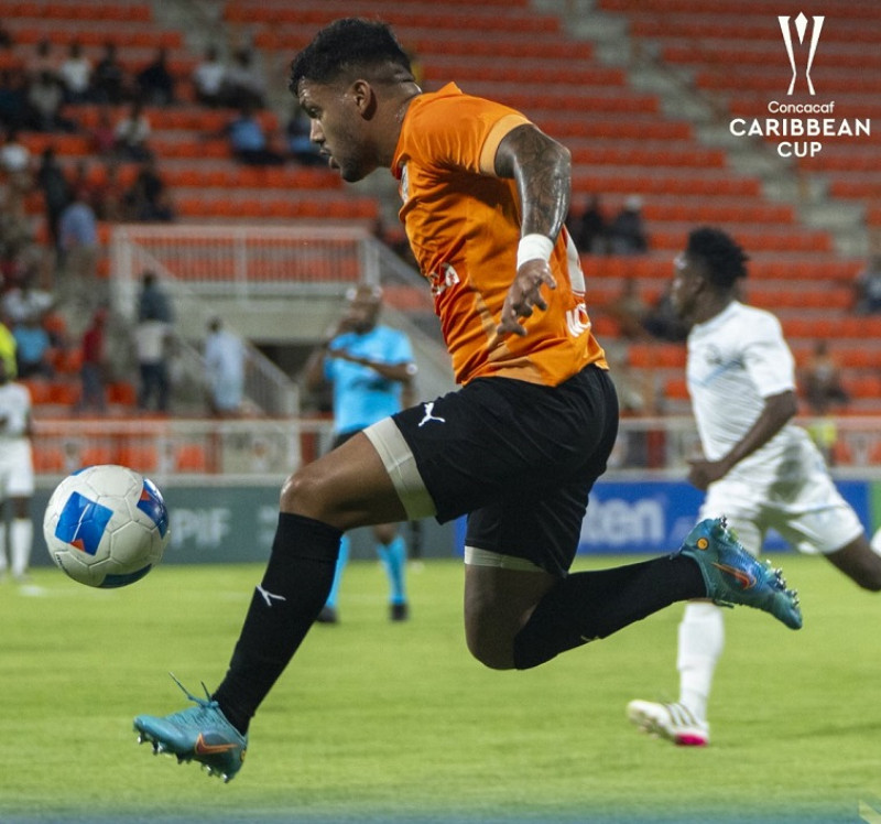 Acción durante un partido de Cibao FC.