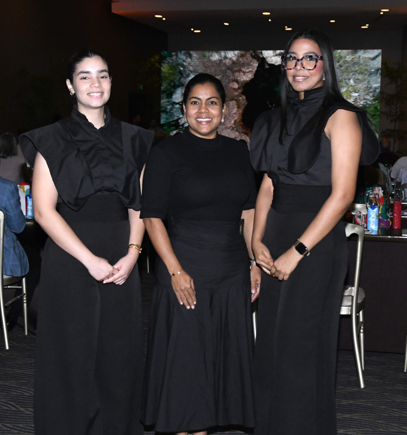 Leslie Ceballo, Angely Payero y Wildalina Lora.