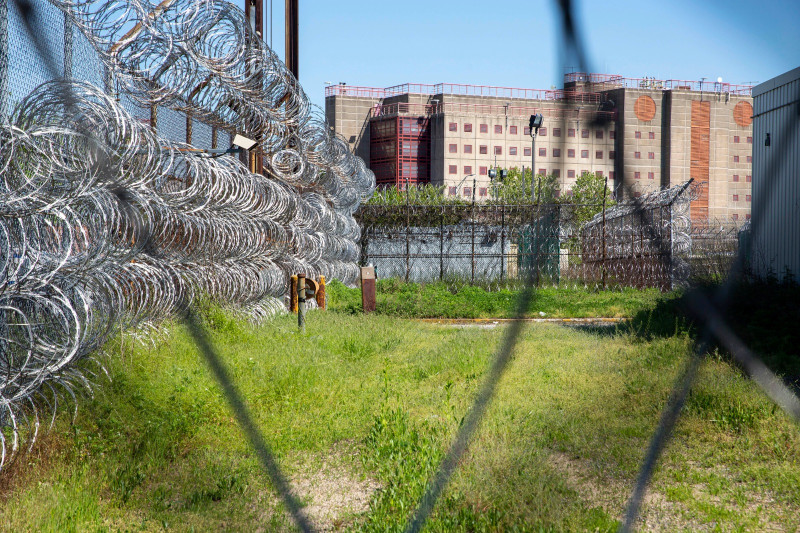 El complejo carcelario de Rikers Island en el distrito de Bronx en Nueva York, el martes 7 de mayo de 2024.