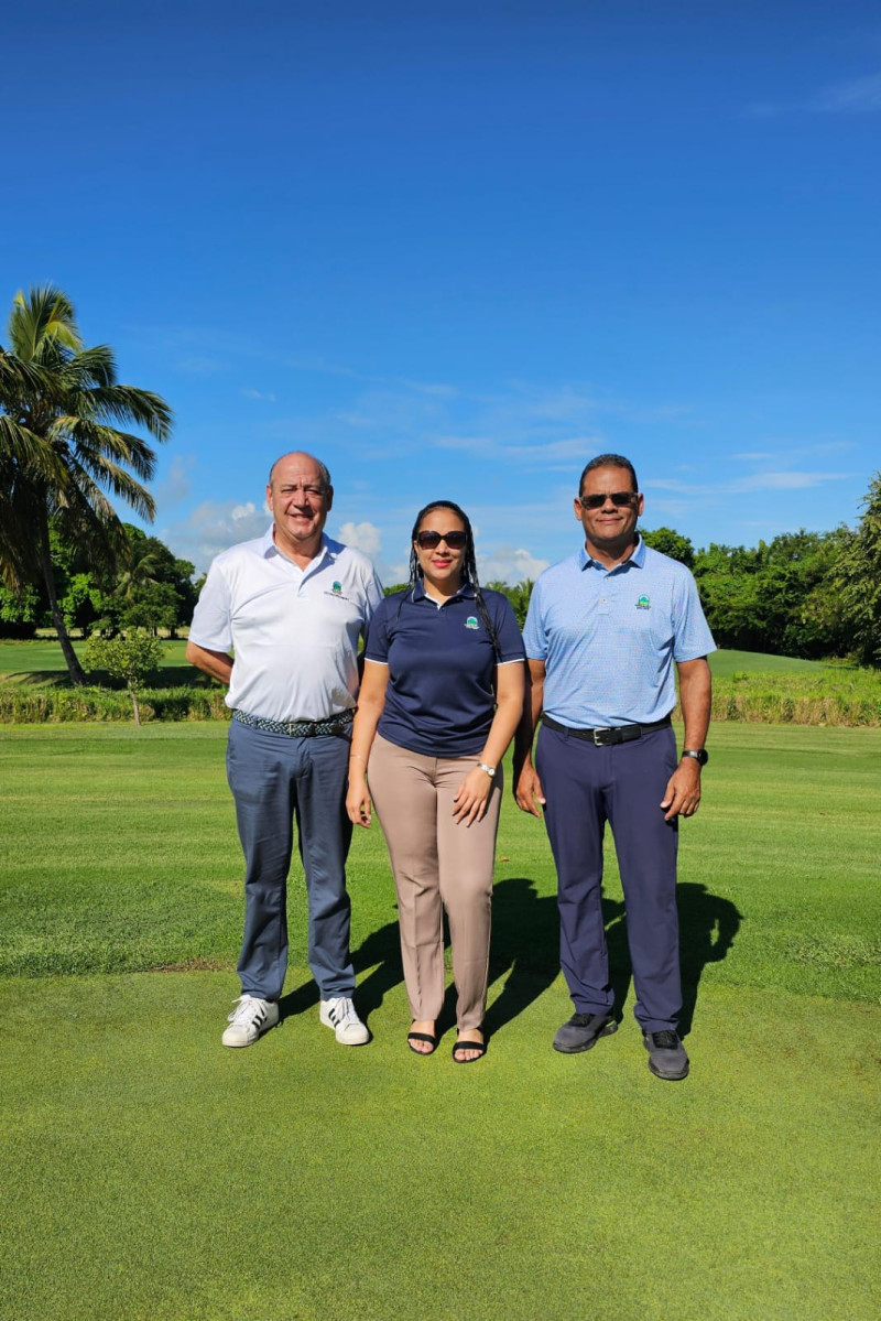 Antonio Ramis, Tomás Mercedes y Angelina Taveras.