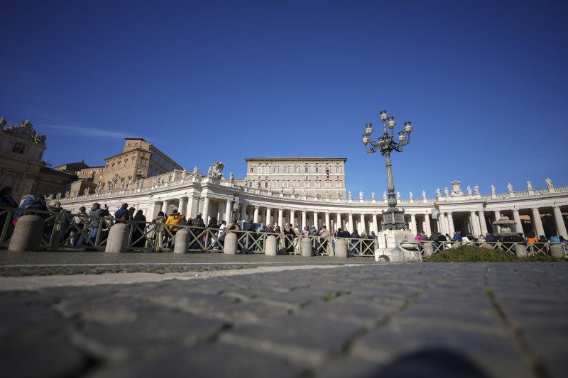 La Plaza de San Pedro en el Vaticano