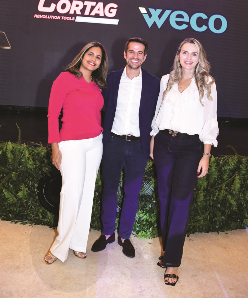 Nilka Abreu, Carlos Mateo y Abigail Fernández