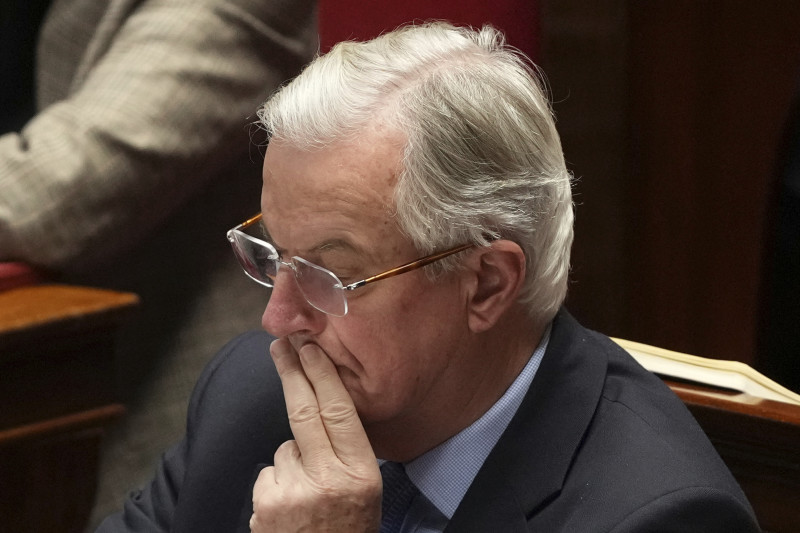 El primer ministro francés, Michel Barnier