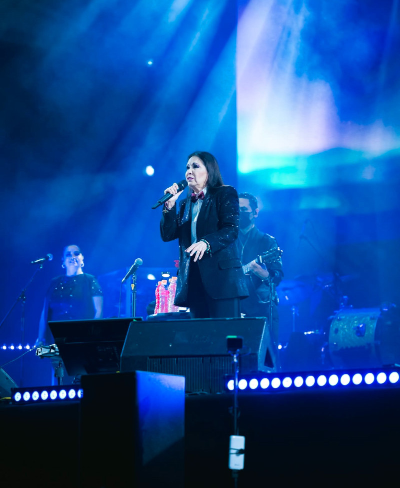 Ana Gabriel en el Estadio Olímpico Félix Sánchez el 6 de diciembre de 2024