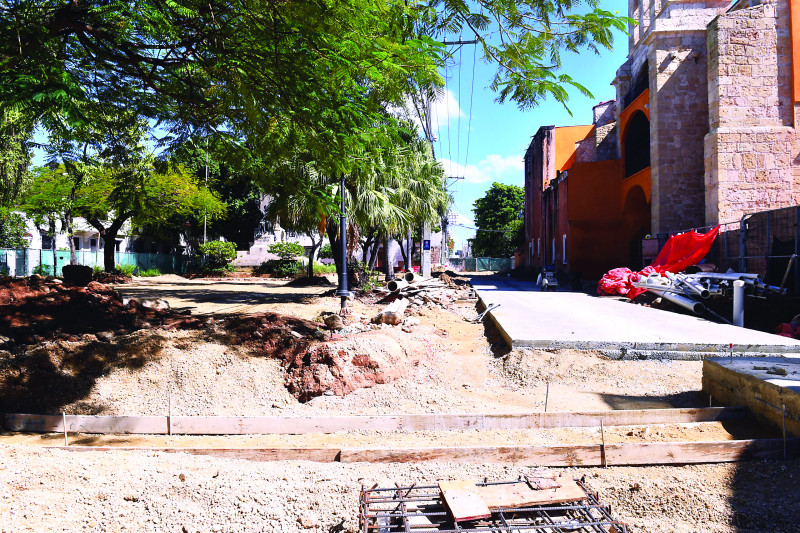 Los trabajos de remodelación de la Ciudad Colonial continúan a buen ritmo.