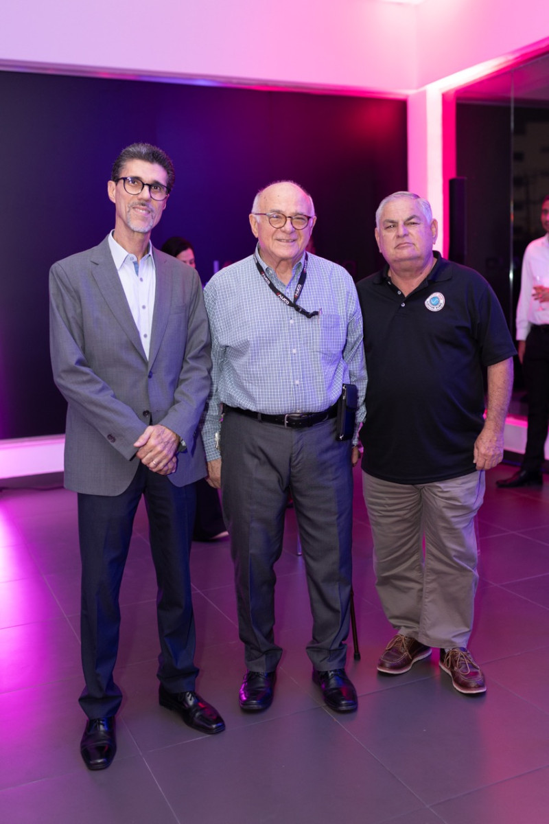 Pedro Pablo López, Francisco Maini y Roberto Kohn.